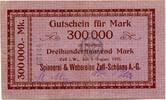 Baden 300 T. Mk. Zell i.W., -