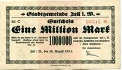 Baden 1 Mio. Mk. Zell i.W., -