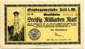 Baden 30 Md. Mk. Zell i.W., -