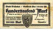 Baden 100 T. Mk. Waldshut, -