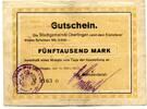 Baden 5 T. Mk. Überlingen, -