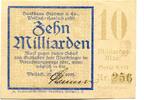 Baden 10 Md. Mk. Wolfach, -