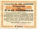 Baden 2 Mio. Mk. Radolfzell, -