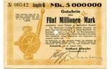 Baden 5 Mio. Mk. Radolfzell, -