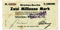 Baden 2 Mio. Mk. Rastatt, -