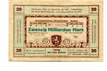 Baden 20 Md. Mk. Rheinfelden, -