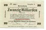 Baden 20 Md. Mk. Rickelshausen, -