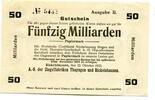 Baden 50 Md. Mk. Rickelshausen, -