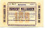 Baden 100 Md. Mk. Rickelshausen, -