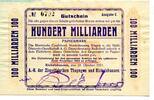 Baden 100 Md. Mk. Rickelshausen, -