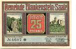 Thüringen 25 Pfg. Blankenstein, -