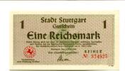 Württemberg 1 Rmk. Stuttgart, -