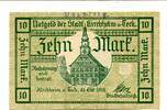 Württemberg 10 Mk. Kircheim unter Teck, -