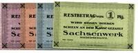 Sachsen 1 Pfg. 5 Pfg. 10 Pfg. 50 Pfg. Niedersedlitz, -