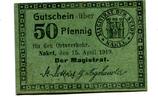 Posen 50 Pfg. Nakel, -