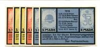 Thüringen 5x3 Mk. 5 Mk. Erfurt, -