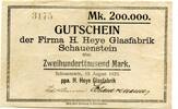 Niedersachsen, 200 T. Mk. Schauenstein, -