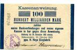 Hessen-Nassau 100 Md. Mk. Schauenstein, -