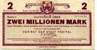 Sachsen 2 Mio. Mk. Freital, -