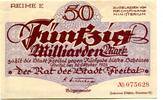 Sachsen 50 Md. Mk. Freital, -
