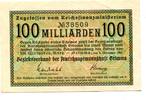 Sachsen 100 Md. Mk. Grimma, -