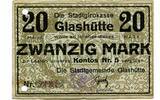 Sachsen 20 Mk. Glashütte, -