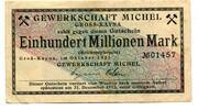 Sachsen 100 Mio. Mk. Groß-Kayna, -
