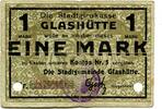 Sachsen 1 Mk. Glashütte, -