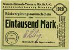 Sachsen 1000 Mk. Görlitz, -