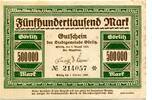 Sachsen 500 T. Mk. Görlitz, -