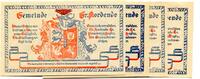 Schleswig-Holstein 25 Pfg. 50 Pfg. 75 Pfg. 1 Mk Groß Nordende, -