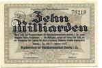 Sachsen 10 Md. Mk. Kamenz, -