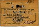 Thüringen 3 Mk. Mühlhausen, -