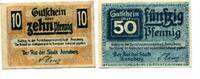 Sachsen 10 Pfg. 50 Pfg. Annaberg, -