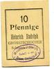 Sachsen 10 Pfg. Grosszschocher, -
