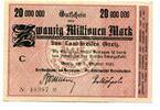 Thüringen 20 Mio. Mk. Greiz, -