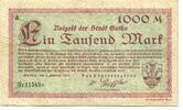 Thüringen 1000 Mk. Gotha, -