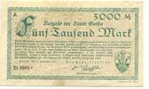 Thüringen 5000 Mk. Gotha, -