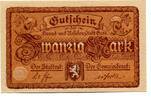 Thüringen 20 Mk. Gera, -