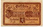 Thüringen 20 Mk. Gera, -