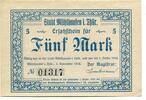 Thüringen 5 Mk. Mühlhausen, -