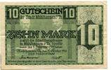 Thüringen 10 Mk. Mühlhausen, -