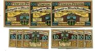 Sachsen-Anhalt 6x10 Pfg. 3x50 Pfg. Kösen,Bad, -