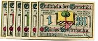 Brandenburg 2x50 Pfg. 2x75 Pfg. 2x1 Mk. Königswusterhausen, -