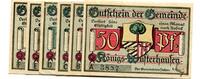 Brandenburg 2x50 Pfg. 2x75 Pfg. 2x1 Mk. Königswusterhausen, -