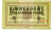 Niedersachsen 100 Md. Mk. Aurich, -