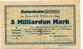 Niedersachsen 5 Md. Mk. Altkloster, -