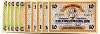 Thüringen 5x10 Pfg., 5x50 Pfg. Friedrichroda, -