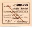 Niedersachsen 500 T. Mk. Delmenhorst, -