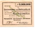 Niedersachsen 5 Mio.. Mk. Delmenhorst, -